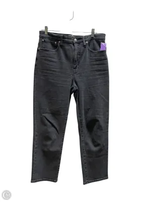 Jeans Straight By Madewell In Black, Size: 10
