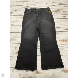 Jeans Wide Leg By Democracy In Black Denim, Size: 12