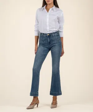 Kelsey High Rise Ankle Flare