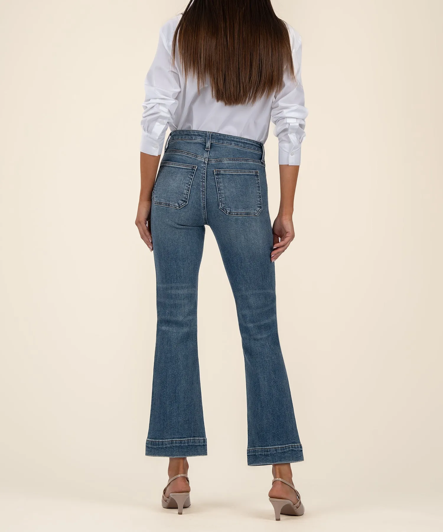 Kelsey High Rise Ankle Flare