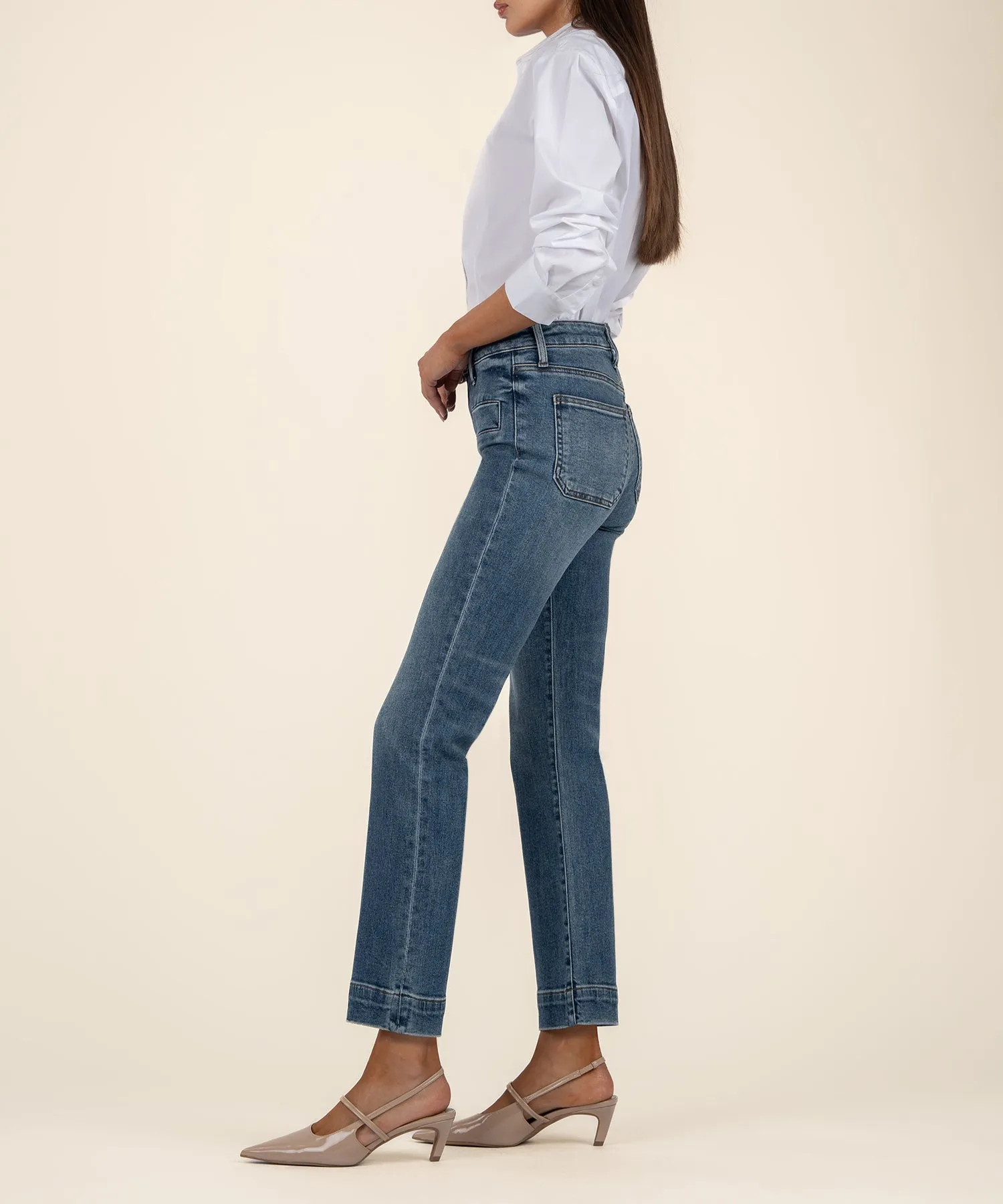 Kelsey High Rise Ankle Flare