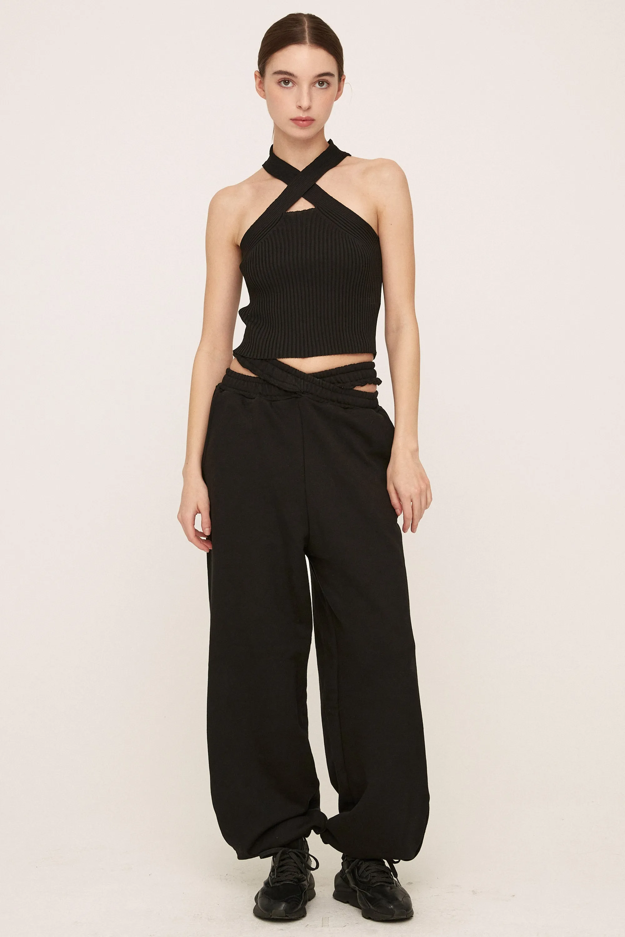 Presley Twist Front Knitted Top