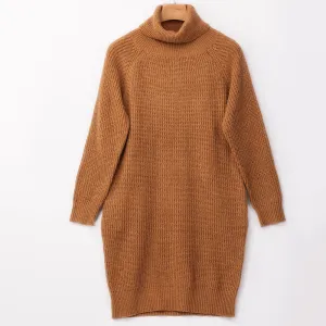 Sweater Autumn and Winter Three-color Loose Long Sweater Skirt Lazy Sweater Women