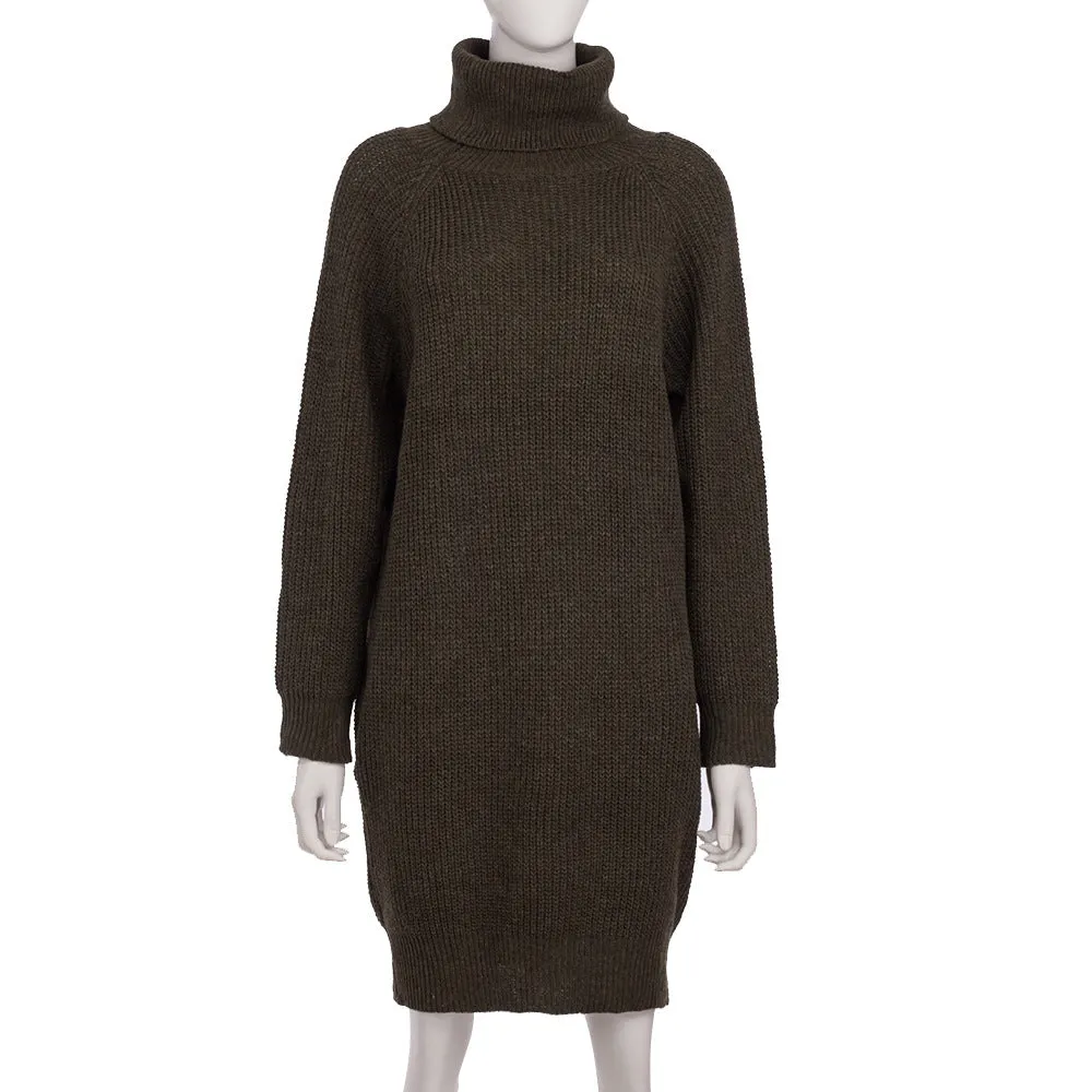 Sweater Autumn and Winter Three-color Loose Long Sweater Skirt Lazy Sweater Women