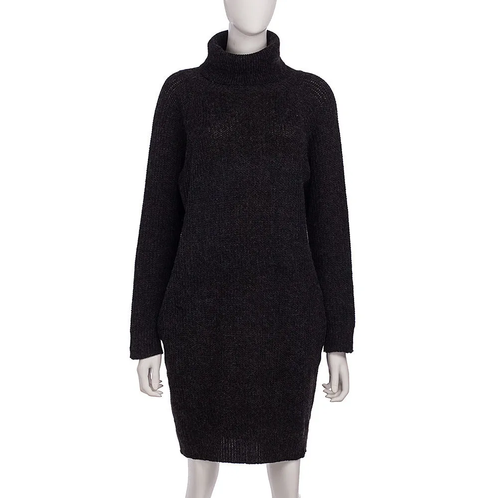 Sweater Autumn and Winter Three-color Loose Long Sweater Skirt Lazy Sweater Women