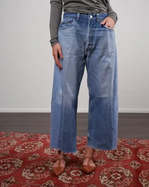 vintage lasso upcycled jeans - one-of-a-kind wash