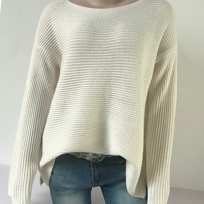 Women‘s Loose Bat Sleeve Sweater
